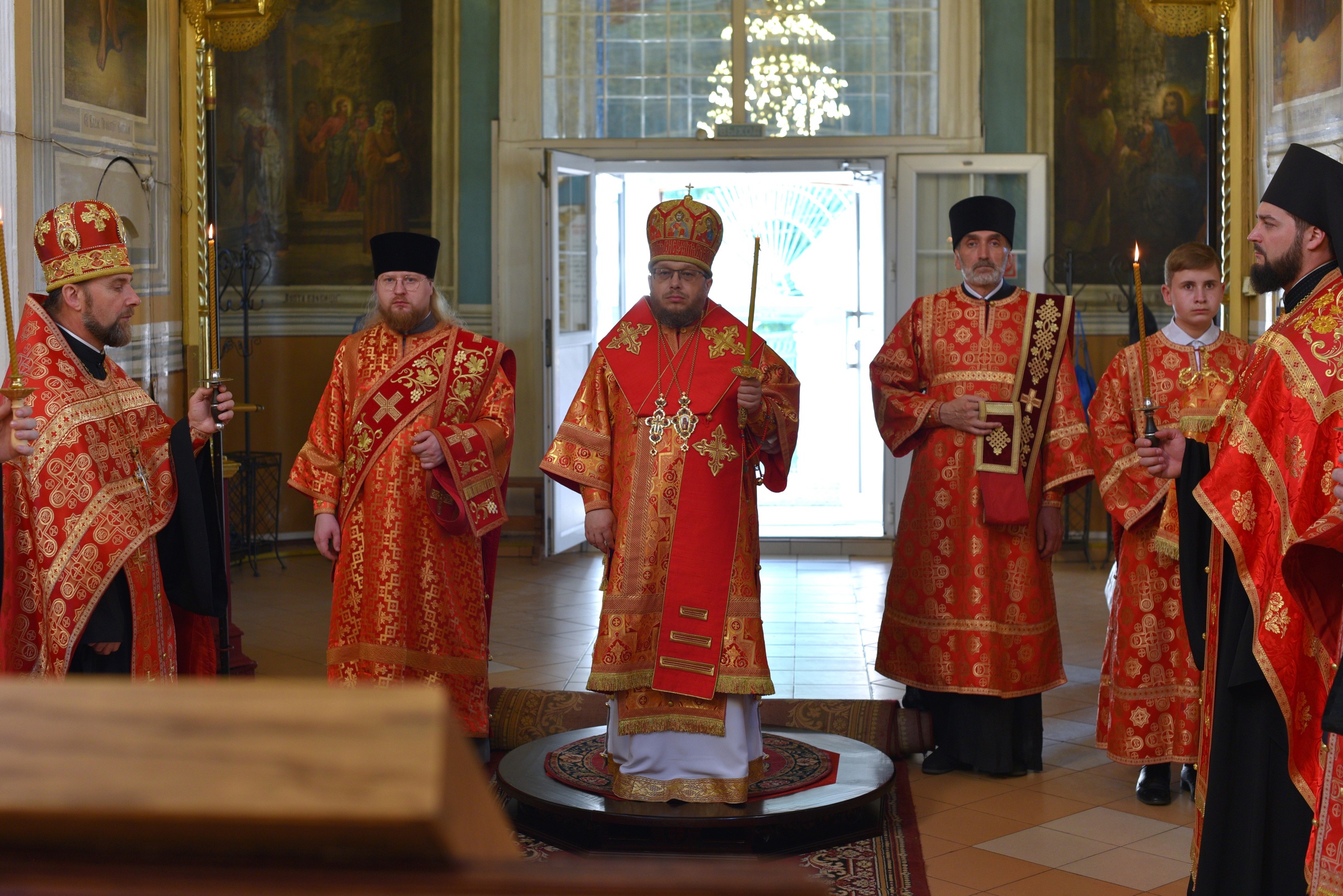 Ржевская епархия кафедральный собор Архиерейское богослужение