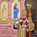 За воскресной Литургией во Владимирском монастыре с. Пиксур почтили память сщмч. Николая Заварина