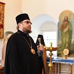 В день празднования в честь Владимирской иконы Богородицы епископ Паисий совершил Литургию 