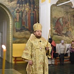 В канун недели о Страшном суде епископ Паисий возглавил всенощное бдение в Троицком соборе Яранска 