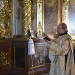 Епископ Паисий совершил всенощное бдение в кафедральном соборе в канун праздника Богоявления