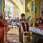 За воскресной Литургией во Владимирском монастыре с. Пиксур почтили память сщмч. Николая Заварина