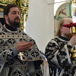 Заключительную Литургию Преждеосвященных Даров совершил епископ Паисий в Великую среду