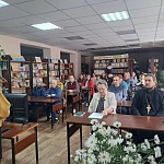 В Кикнурской центральной библиотеке состоялась встреча, посвящённая преподобному Матфею Яранскому