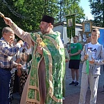 В Арбажском районе верующие совершили крестный ход к святому источнику в честь прп. Серафима Саровского д. Спиричи 