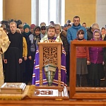 В Троицком соборе Яранска состоялось молебное пение с акафистом преподобному Матфею Яранскому