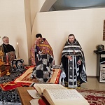 Священнослужители Северного благочиния епархии совершили соборную Литургию Преждеосвященных Даров