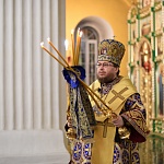 Глава Яранской епархии совершил вечернее богослужение в канун Недели о мытаре и фарисее