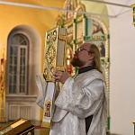 В канун двунадесятого праздника Крещения Господня епископ Паисий совершил всенощное бдение