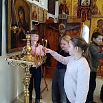 Храм Рождества Пресвятой Богородицы п. Ленинское посетили учащиеся 4-х классов
