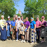Прихожане Никольского собора города Котельнича участвуют в Великорецком крестном ходе