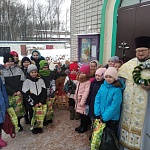 В воскресной школе храма Рождества Христова поселка Пижанка состоялся Рождественский концерт