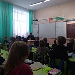 Учащиеся 3 класса школы №2 городы Лузы встретились со священником