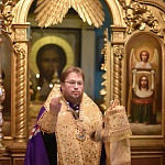 В кафедральном соборе Яранска состоялось молебное пение перед чтимым образом Спасителя 