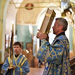 В Яранске совершили всенощное бдение с чином Погребения Плащаницы Пресвятой Богородицы