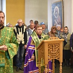 В Троицком соборе Яранска совершили молебен с акафистом преподобному Матфею Яранскому 