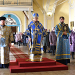 В праздник Покрова Пресвятой Богородицы епископ Паисий совершил Литургию в Никольском соборе г. Котельнича