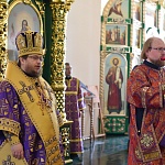 Во второе воскресенье Великого поста Божественную литургию в Троицком соборе Яранска совершил епископ Паисий