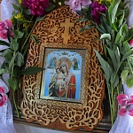 Соборное богослужение в селе Падерино в день празднования в честь иконы Божией Матери «Достойно есть»