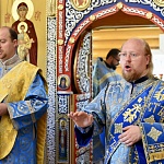 В храме преподобного Сергия Радонежского п. Демьяново состоялось архиерейское богослужение