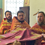 В день отдания праздника Пасхи епископ Паисий совершил Литургию в Николаевском храме села Беляево