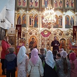 Храм п. Санчурск посетили с экскурсией воспитанники детского сада «Теремок»