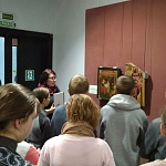 Воспитанники воскресной учебно-воспитательной группы Ильинского храма и учащиеся юрьевской школы посетили музеи г. Кирова