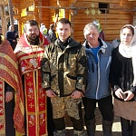 Освящены купол и крест для храма в честь Святителя Луки Крымского п. Таврический