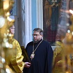 Яранский архипастырь возглавил воскресные богослужения в Успенском кафедральном соборе Яранска