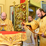 Епископ Паисий совершил богослужения Недели 25-й по Пятидесятнице в Троицком соборе Яранска