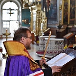 В Успенском кафедральном соборе совершили молебен с акафистом перед древней святыней