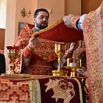 В Светлую пятницу епископ Паисий совершил Литургию в Воскресенском храме пгт Тужа
