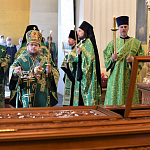 Епископ Паисий совершил всенощное бдение в канун дня преставления преподобного Матфея Яранского 