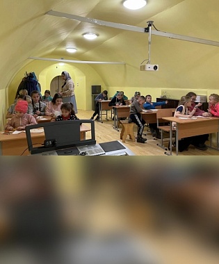 В отреставрированном помещении воскресной школы Благовещенского храма п. Лальск прошли первые занятия 