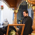 В Троицком соборе Яранска совершили молебное пение с акафистом преподобному Матфею